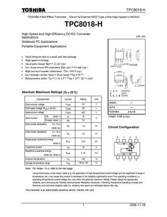  Datasheet Preview Page 1