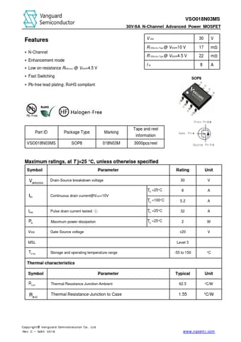  Datasheet Preview Page 1