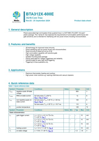  Datasheet Preview Page 1