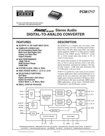  Datasheet Preview Page 1