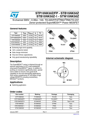  Datasheet Preview Page 1