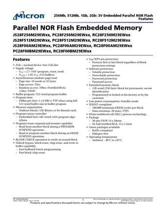  Datasheet Preview Page 1