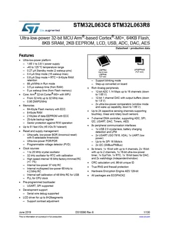  Datasheet Preview Page 1