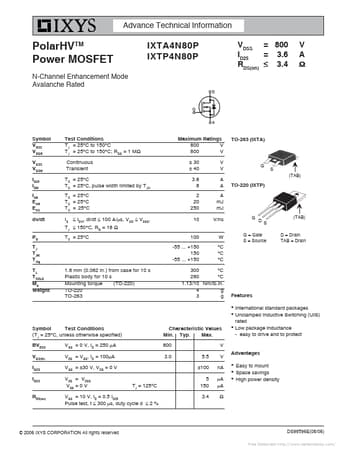  Datasheet Preview Page 1
