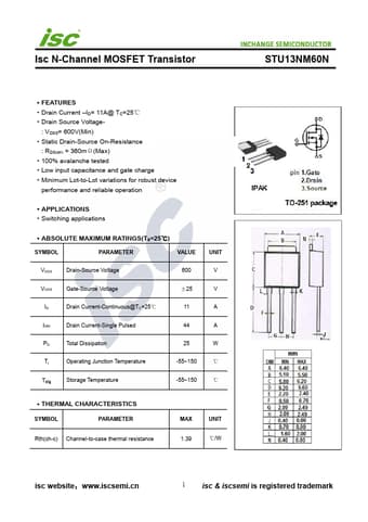  Datasheet Preview Page 1