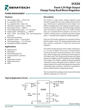  Datasheet Preview Page 1