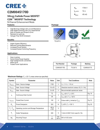  Datasheet Preview Page 1