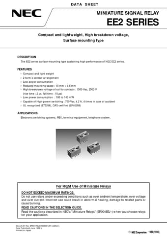  Datasheet Preview Page 1