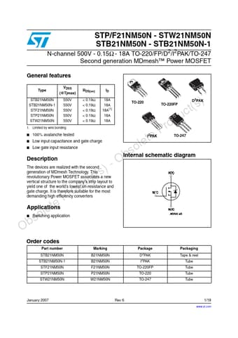  Datasheet Preview Page 1