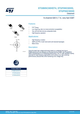  Datasheet Preview Page 1