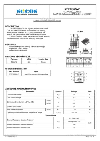  Datasheet Preview Page 1