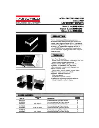  Datasheet Preview Page 1