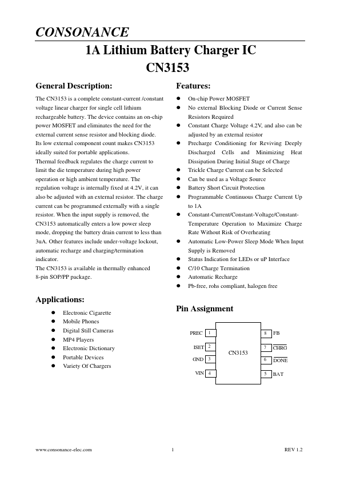  Datasheet Preview Page 1