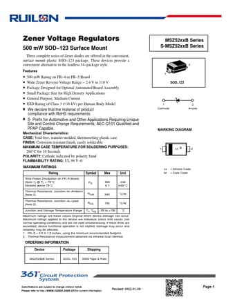  Datasheet Preview Page 1