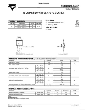  Datasheet Preview Page 1
