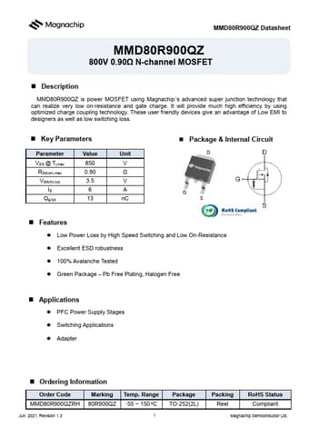  Datasheet Preview Page 1