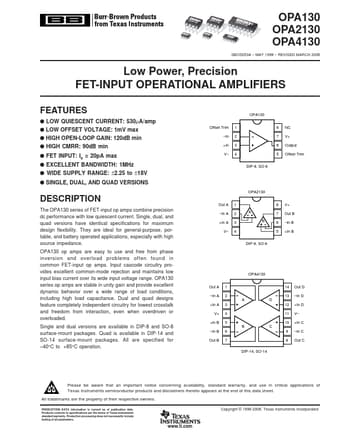  Datasheet Preview Page 1