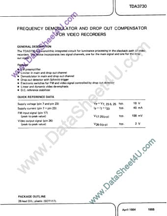  Datasheet Preview Page 1
