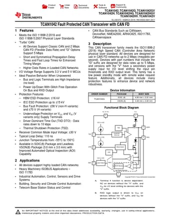  Datasheet Preview Page 1