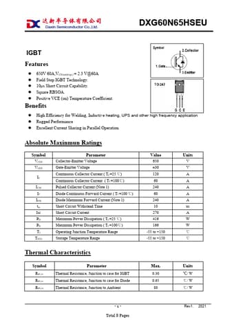  Datasheet Preview Page 1