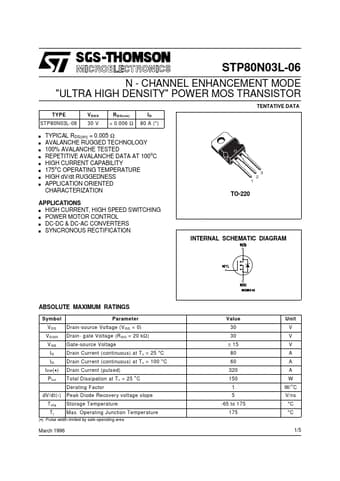  Datasheet Preview Page 1