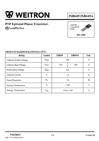  Datasheet Preview Page 1