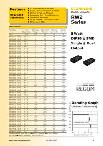  Datasheet Preview Page 1