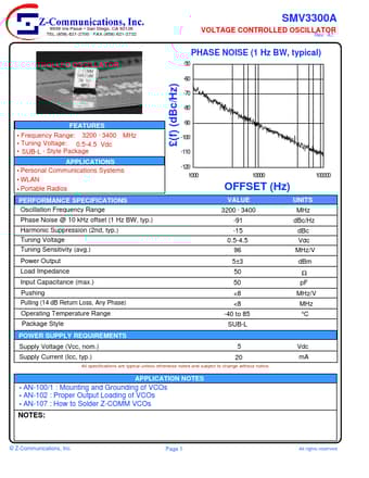  Datasheet Preview Page 1