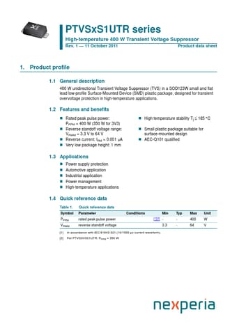  Datasheet Preview Page 1