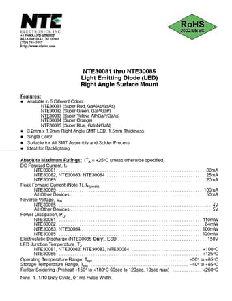  Datasheet Preview Page 1