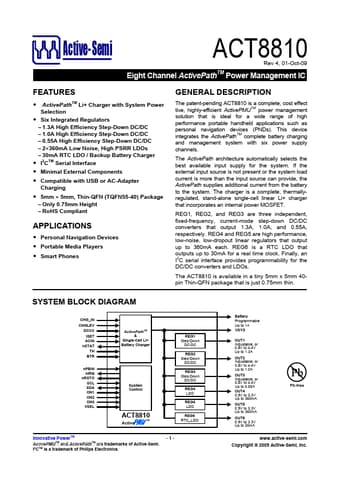  Datasheet Preview Page 1