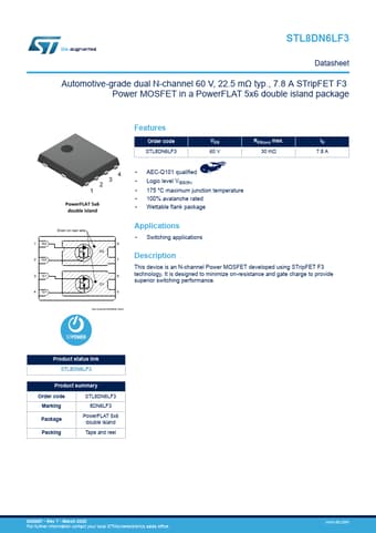  Datasheet Preview Page 1