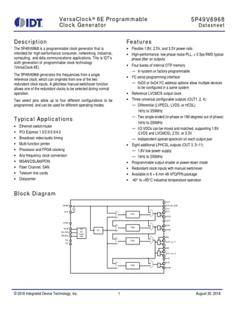  Datasheet Preview Page 1