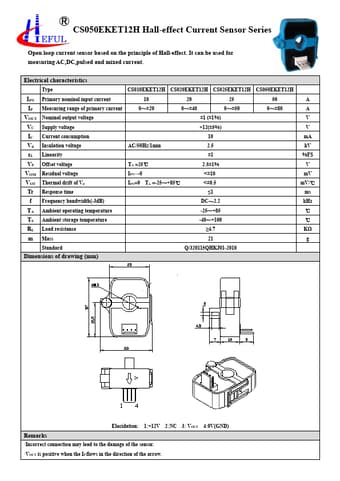  Datasheet Preview Page 1