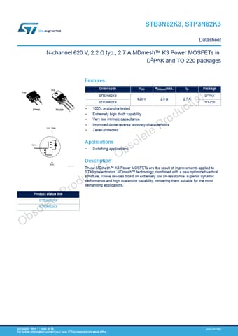  Datasheet Preview Page 1