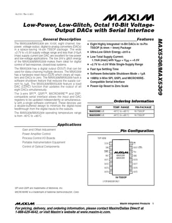  Datasheet Preview Page 1