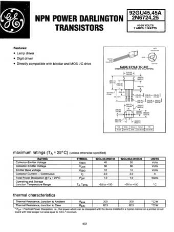  Datasheet Preview Page 1