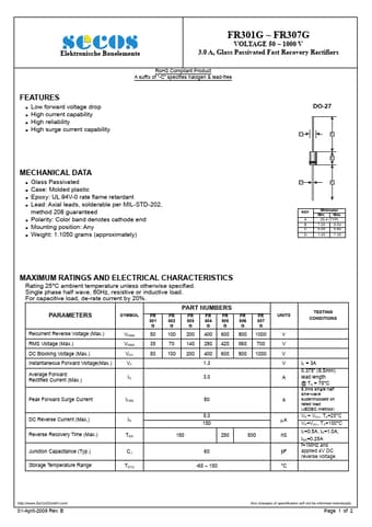  Datasheet Preview Page 1