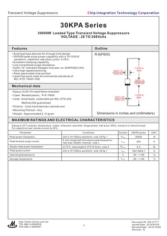  Datasheet Preview Page 1