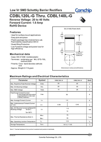  Datasheet Preview Page 1