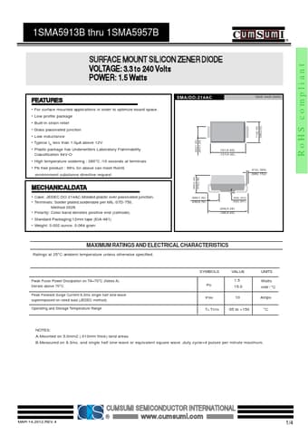  Datasheet Preview Page 1