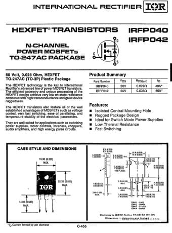  Datasheet Preview Page 1