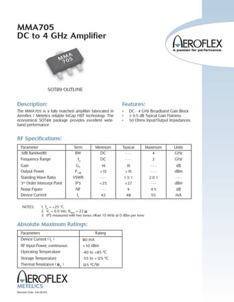  Datasheet Preview Page 1