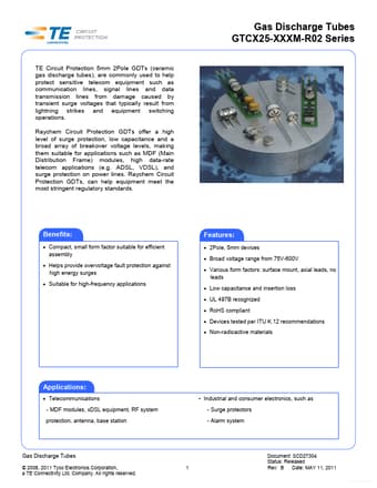  Datasheet Preview Page 1