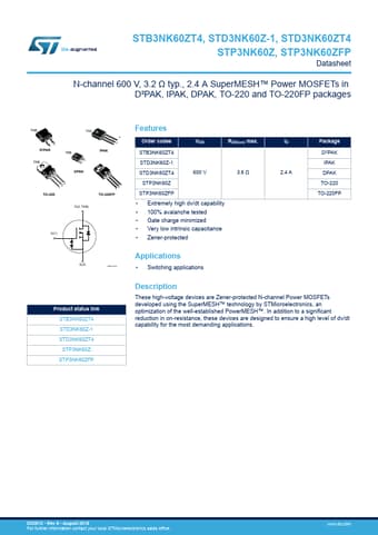  Datasheet Preview Page 1
