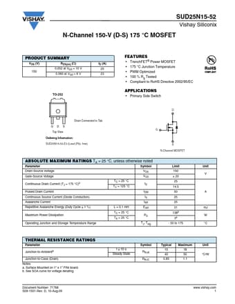  Datasheet Preview Page 1