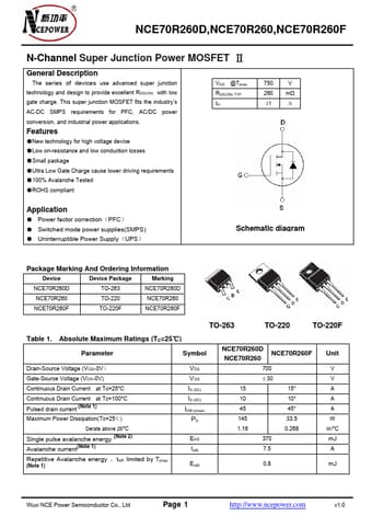  Datasheet Preview Page 1