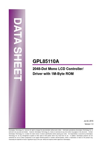  Datasheet Preview Page 1