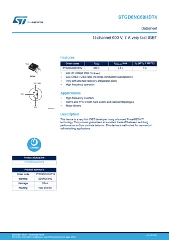  Datasheet Preview Page 1