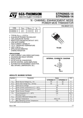  Datasheet Preview Page 1